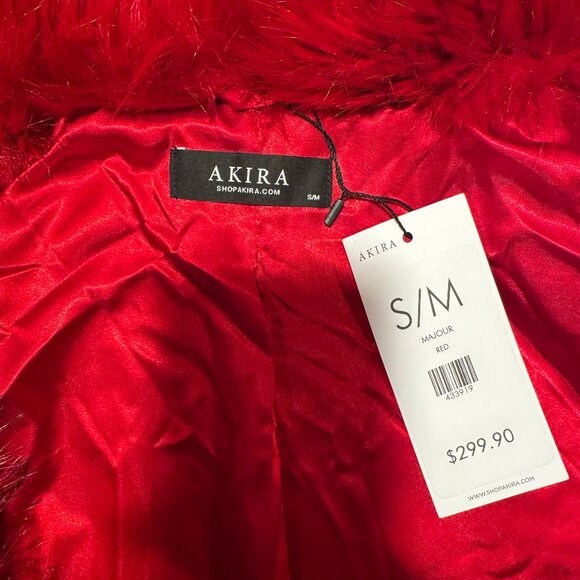 AKIRA Label Majour Fur Coat - BRAND NEW - NWT (S/M) - Picture 2 of 9